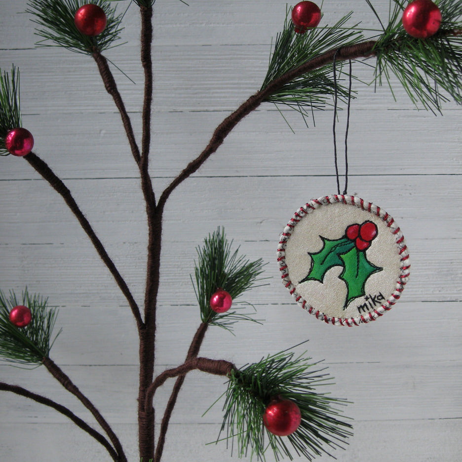 Holly Ornament