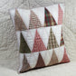 Plaid Trees - Quilted Pillow Cover #1043