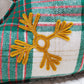 LARGE Tree Pillow with Gold Snowflakes #1033 - FREE SHIPPING