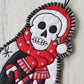 Skelly Matryoshka Art Quilt Ornament